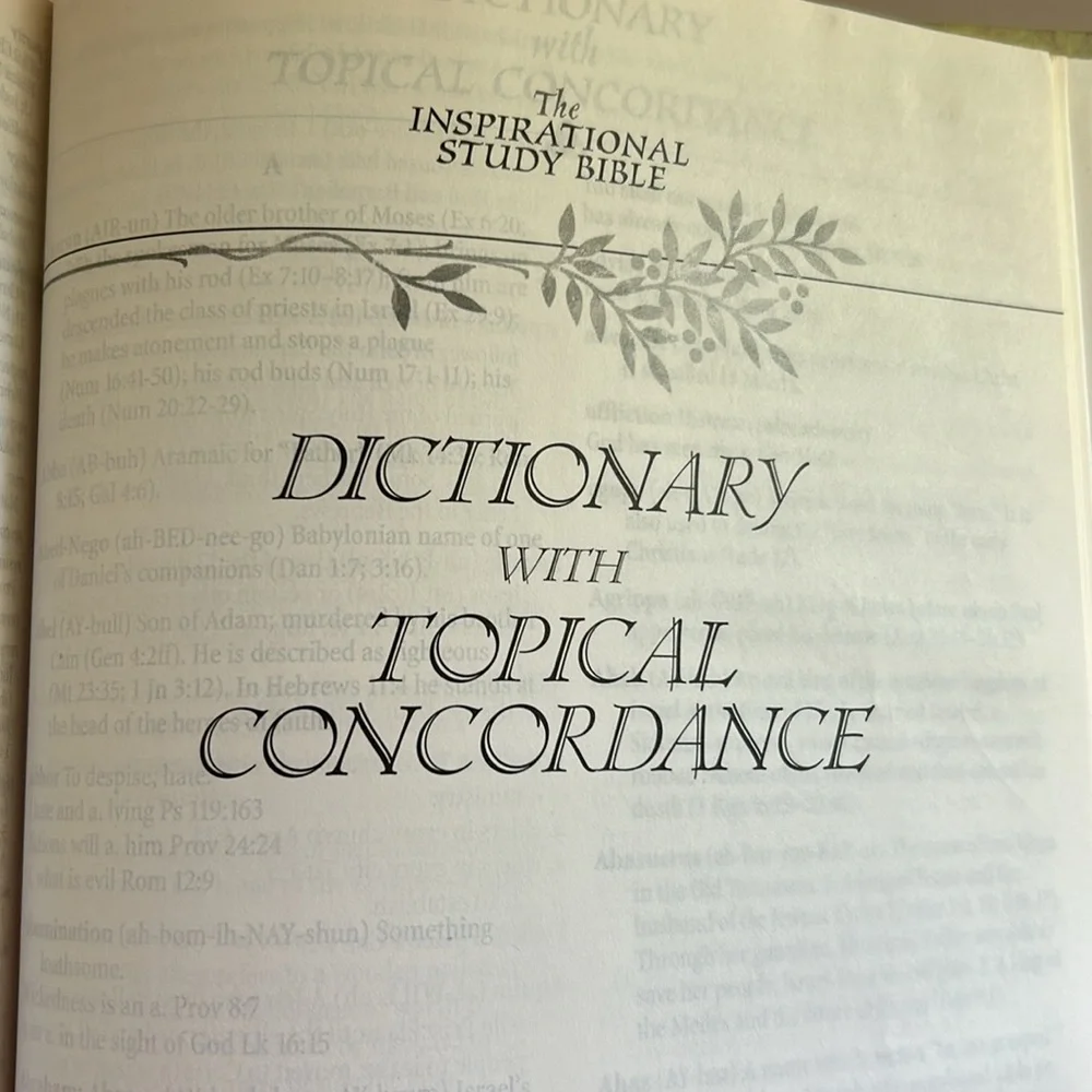 Inspirational Study Bible - Picture 6 of 9